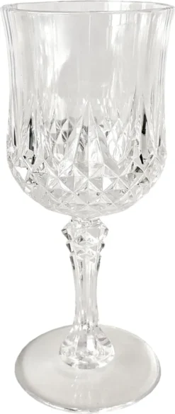 6er Set Kunststoff Weingläser Kristalleffekt 200ml / Ø7x16,5cm -Küchenwaren Geschäft 00f37e0220bcf8b6bd54b16bad219b11