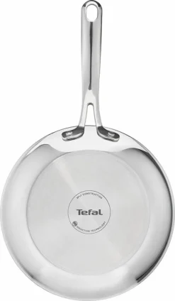 Tefal Bratpfanne ETERNAL MESH Edelstahl Kratzfest °28cm E49706 + Jamie Oliver Gravur Glasdeckel -Küchenwaren Geschäft 01138ed185847eff23c5a473b820b1c9