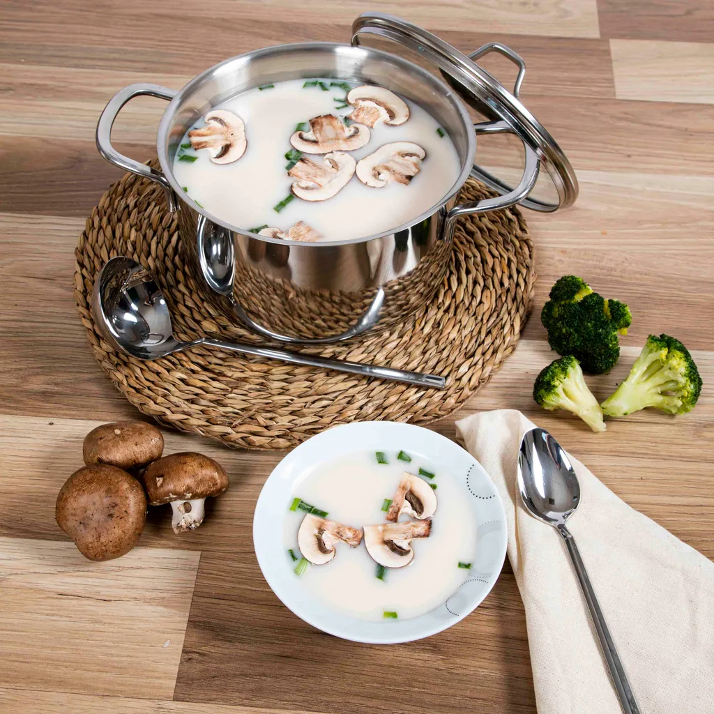 Serenk Modernist Collection Kochtopf, Schmortopf, Edelstahltopf, Universaltopf, Für Alle Herdarten, Auch Induktion, Unbeschichtet, Silber, Ø 20 Cm - 2,5 Liter 8 Serenk Modernist Collection Kochtopf, Schmortopf, Edelstahltopf, Universaltopf, Für Alle Herdarten, Auch Induktion, Unbeschichtet, Silber, Ø 20 Cm - 2,5 Liter – Bild 6