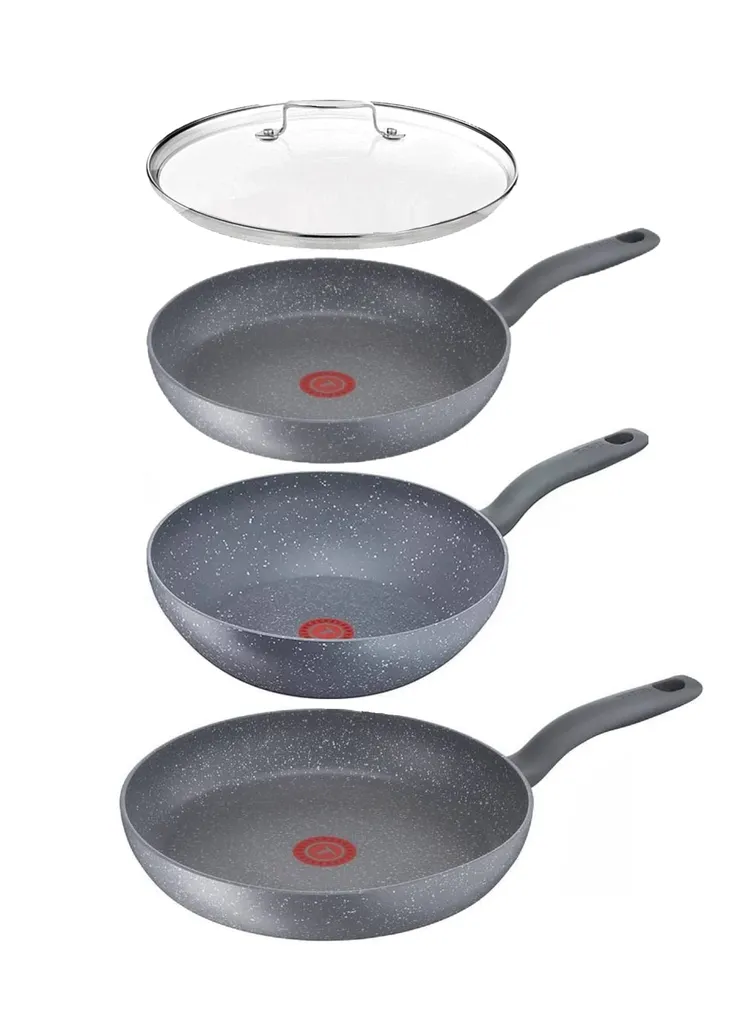 Tefal G13411 Cook Healthy Pfannenset Induktion 6 Tlg, Hohe Wokpfanne Mit Deckel 28cm, Pfanne 30 Cm + 24cm, Alle Herdarten, Spülmaschinenfest, Antihaft-beschichtet, Wok & Bratpfanne Set 3 Tefal G13411 Cook Healthy Pfannenset Induktion 6 Tlg, Hohe Wokpfanne Mit Deckel 28cm, Pfanne 30 Cm + 24cm, Alle Herdarten, Spülmaschinenfest, Antihaft-beschichtet, Wok & Bratpfanne Set