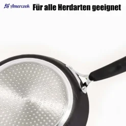 AMERCOOK Rockstone Bratpfanne 20 Cm - Universal-Pfanne Mit Aluminiumkern Bratpfanne - Für Alle Herdarten Zum Braten, Kochen Und Schmoren Induktionsgeeignet Bratpfanne Antihaft-beschichtet 13 AMERCOOK Rockstone Bratpfanne 20 Cm - Universal-Pfanne Mit Aluminiumkern Bratpfanne - Für Alle Herdarten Zum Braten, Kochen Und Schmoren Induktionsgeeignet Bratpfanne Antihaft-beschichtet -Küchenwaren Geschäft 02094c4bdee083a5e703ae3650c7761e