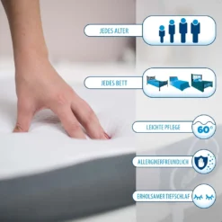 Genius Eazzzy Matratzentopper 140x200 Cm Matratzenauflage Topper Visco Set Bett; A19205 10 Genius Eazzzy Matratzentopper 140x200 Cm Matratzenauflage Topper Visco Set Bett; A19205 -Küchenwaren Geschäft 02dedff25297ff1ffe84f3730e0238f0