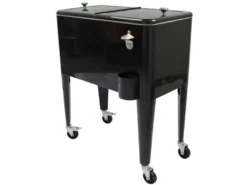 Kailua Cooler - Amerikanische Kühlbox, Kühlwagen, Party Getränkekühler, Schwarz