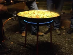 'Vaello' Set: Gasbrenner 40cm, Ständer & Paellapfanne, Welcher Gasanschluß ?:Deutsch (DE / AT) -Küchenwaren Geschäft 049501b3c2d12674714f9f33a854bf37