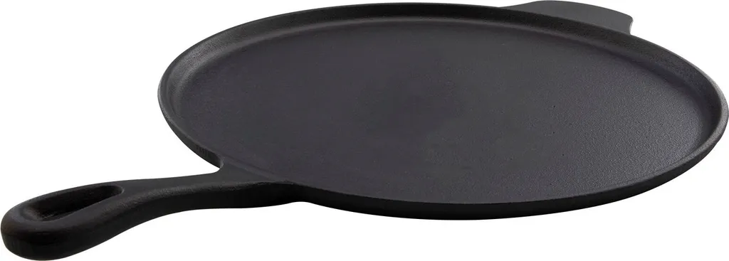 Gusseisen Crêpes Und Pizza Pfanne - Ø 30 Cm - Eisenpfanne Massiv Für Herd Ofen Und Grill Mit Griff 4 Gusseisen Crêpes Und Pizza Pfanne - Ø 30 Cm - Eisenpfanne Massiv Für Herd Ofen Und Grill Mit Griff – Bild 2