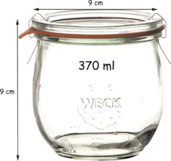 WECK Glas Tulpe 370 Ml 6 Stück Im Karton -Küchenwaren Geschäft 083a9536324ff117e5c7ffce4c3efa05