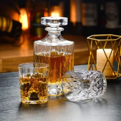 Amisglass Whiskey Karaffe Mit 2 Gläsern, Whiskey Set, 3-teilig, Whisky Dekanter 700ml Und Whisky Gläser 300ml 2 Stück, Kristallgläser & Longdrinkgläser 13 Amisglass Whiskey Karaffe Mit 2 Gläsern, Whiskey Set, 3-teilig, Whisky Dekanter 700ml Und Whisky Gläser 300ml 2 Stück, Kristallgläser & Longdrinkgläser -Küchenwaren Geschäft 094239d0ac94b0459afd30e680d29775