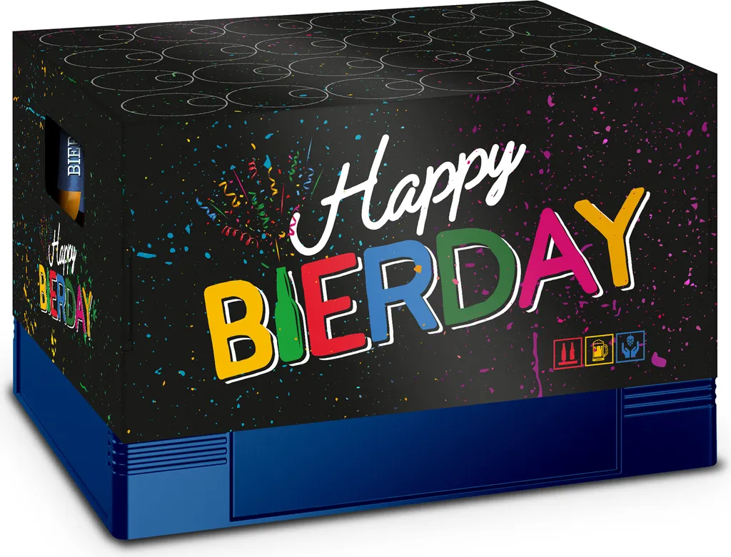 Itenga Bierkasten Geschenkverpackung Happy Bierday Hülle Zum Aufstecken Auf Bierkasten 3 Itenga Bierkasten Geschenkverpackung Happy Bierday Hülle Zum Aufstecken Auf Bierkasten