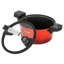 AMERCOOK Fresh Cooker Kochtopf Niederdrucktopf 24 Cm - Universal-Topf Für Alle Herdarten Kochtopf - Induktionsgeeigneter Kochtopf Energiespartopf - Kochtopf Vitaminschonend Schnellkochtopf Mit Ventil -Küchenwaren Geschäft 0cb09775e2e9d4fb6129fd3685ea4eec