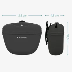 Navaris Hunde Futterbeutel Aus Silikon 2er Set - 2x Snackbeutel Mit Clip Und Magnet - Futtertasche Leckerlis Trockenfutter Nassfutter -Küchenwaren Geschäft 0d92f85ad6778b3ba462eaf0f92eba08