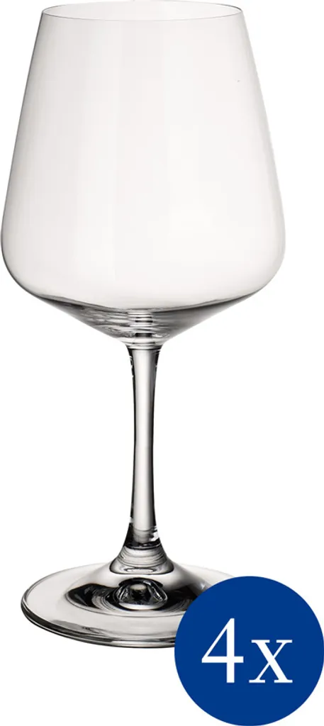 Villeroy & Boch Rotweinglas Set Ovid Klar, 4 Tlg. 3 Villeroy & Boch Rotweinglas Set Ovid Klar, 4 Tlg.