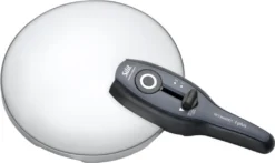 Silit Sicomatic Classic Ersatzdeckel Für Schnellkochtopf 2,5l, 18 Cm, Kunststoffgriff, 3 Kochstufen, Einhand-Kochstufenregler