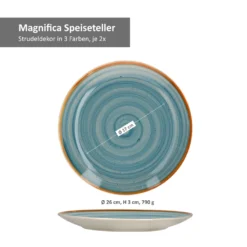 24tlg. Geschirrset Magnifica I Kombiservice I 6 Pers. I Becher + Müsli+ Teller + Essteller -Küchenwaren Geschäft 125c2d00e2448e067d9d125c7aec7c21