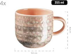 Mäser 931743 Kombiservice Spicy Market Für 4 Personen, Steingut, Rosa (1 Set, 16-teilig) 11 Mäser 931743 Kombiservice Spicy Market Für 4 Personen, Steingut, Rosa (1 Set, 16-teilig) -Küchenwaren Geschäft 12c2d84337fd7f3a9926f0a283c4dae6