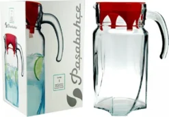 Pasabahce 43544 Glas Carafe Geschirrspüler Safe 1.7 Liter Dajar Krug Wasserspender, Klar -Küchenwaren Geschäft 140dcd0582414c6df7924961f4c37869