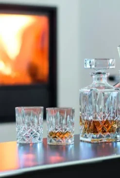 Nachtmann 0091899-0 Noblesse Whisky-Set, 1 X Karaffe/Dekanter + 2 X Whisky-Becher, Klar (1 Set) -Küchenwaren Geschäft 16709accb6d351db8cd39e326b682f39