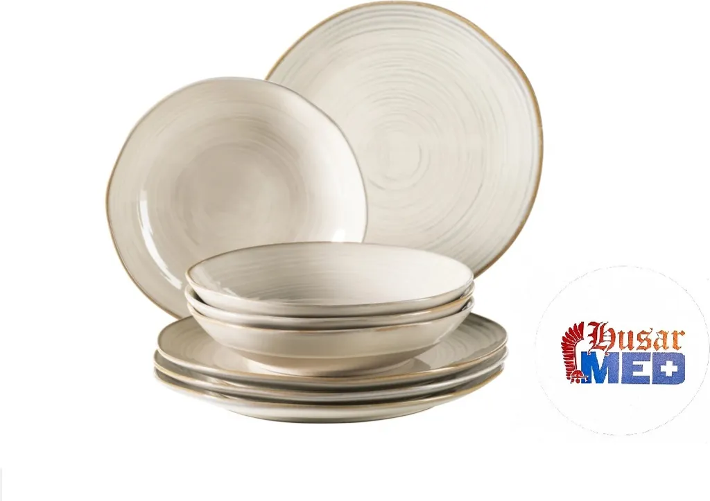 Mäser 931371 Nottingham Vintage Tafel-Service Für 4 Personen Mit Speiseteller Und Suppenteller Im Retro-Look, Steinzeug, Beige, 8-teilig (1 Set) 12 Mäser 931371 Nottingham Vintage Tafel-Service Für 4 Personen Mit Speiseteller Und Suppenteller Im Retro-Look, Steinzeug, Beige, 8-teilig (1 Set) – Bild 10