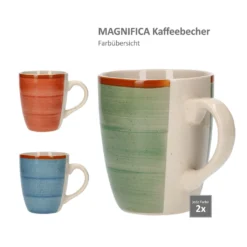 24tlg. Geschirrset Magnifica I Kombiservice I 6 Pers. I Becher + Müsli+ Teller + Essteller -Küchenwaren Geschäft 17662d8073fe658974ea679e2494d4a9