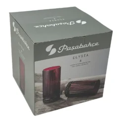 Pasabahce Elysia Wassergläser Longdrinkgläser 4er Set Lang Rot 450ml 520015 -Küchenwaren Geschäft 17af7413fb650776c6db99ee35b55abc