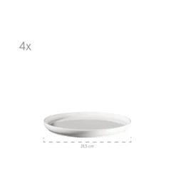 Mäser 931617 Kombiservice Finaro Für 4 Personen, Porzellan, Weiß (1 Set, 16-teilig) -Küchenwaren Geschäft 17b9abe6beb514bb37d75feb764637b8