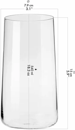 KROSNO Avant-Garde Longdrinkgläser, Set Von 6, 540 Ml -Küchenwaren Geschäft 17e1cd7d4d9751f7f8cba44a6a718c6e