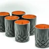 Nachtmann Noblesse 6er-Set Black Edition Whisky Gläser 295 Ml I Spülmaschinenfest I Wasserglas Coloured By EKM (schwarz/kupfer) + 6er-Set EKM Living Trinkhalme Schwarz -Küchenwaren Geschäft 180803b619eeddfcb2a430fc63dc78bb