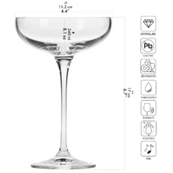 KROSNO Harmony Sektgläser, 6er-Set, 240 Ml -Küchenwaren Geschäft 19b87b39da0b689c175def8f511a5659
