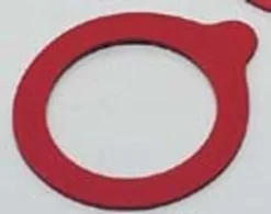 Einkochringe 75x101mm, 2,8mm Stark, Für Drahtbügelgläser, Rot (10er Pack) -Küchenwaren Geschäft 1a6d280287469fb8b0a352c92f83452d