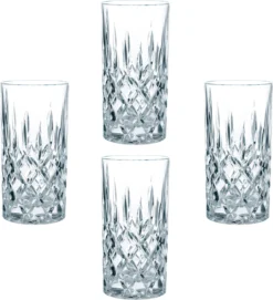 Nachtmann 0089208-0 Noblesse Longdrinkbecher, 375 Ml, 14,8 Cm, Klar (4er Pack) -Küchenwaren Geschäft 1ae109848475e022d276b33174642038