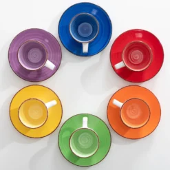 Kaffeeservice Steinzeug, Vancasso BONITA 12 Teiliges Kaffeeset, Cappuccino Tassenset Für 6 Personen, Tassen Und Untertassen -Küchenwaren Geschäft 1cd3d69f844bc5d485c6f62227b88ddb