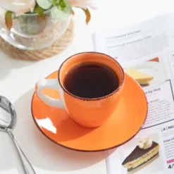 Kaffeeservice Steinzeug, Vancasso BONITA 12 Teiliges Kaffeeset, Cappuccino Tassenset Für 6 Personen, Tassen Und Untertassen -Küchenwaren Geschäft 209f913751c3237acf4a516d2f794b11