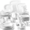 MALACASA, Serie Elvira, 60 Tlg. Cremeweiß Porzellan Geschirrset Kombiservice Tafelservice Mit Tassen, Untertassen, Dessertteller, Suppenteller Und Flachteller Für 12 Person 2 MALACASA, Serie Elvira, 60 Tlg. Cremeweiß Porzellan Geschirrset Kombiservice Tafelservice Mit Tassen, Untertassen, Dessertteller, Suppenteller Und Flachteller Für 12 Person -Küchenwaren Geschäft 2187d4e30a76d07338fd4cda578379a8
