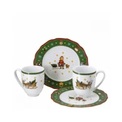 HUTSCHENREUTHER Kaffee-Set 4tlg. Wintertime Grün 1 Stck. 701515 (EKB) 7 HUTSCHENREUTHER Kaffee-Set 4tlg. Wintertime Grün 1 Stck. 701515 (EKB) -Küchenwaren Geschäft 24570cc2069843ec955bb4d511c3a641