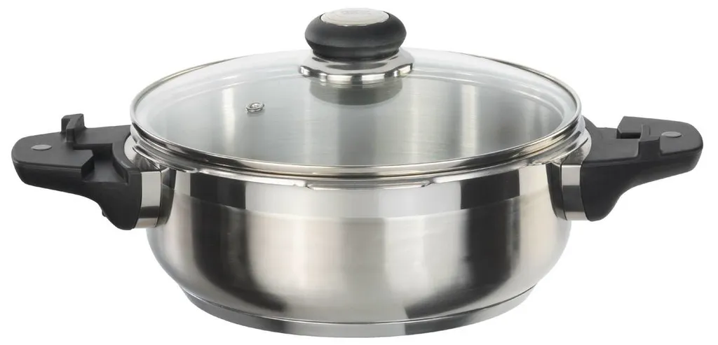 GSW Schnellkochtopf-Set „Biostar“, Edelstahl, 6-teilig 8 GSW Schnellkochtopf-Set „Biostar“, Edelstahl, 6-teilig – Bild 6