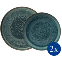 Like. By Villeroy & Boch Tafelset Crafted Breeze Blau,braun -Küchenwaren Geschäft 251e4fbf9b60a663cefe2c1aa57d6719