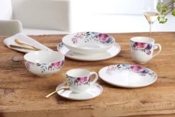 Kaffee- Und Tafelservice 42 Tlg. Skagen Flower