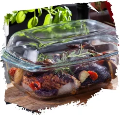 Backform Glasbräter Auflaufform Bräter Bratenform TERMISIL NOVA 7 Liter -Küchenwaren Geschäft 258859918b486c086098c1dabf7c39e6