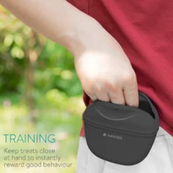 Navaris Hunde Futterbeutel Aus Silikon 2er Set - 2x Snackbeutel Mit Clip Und Magnet - Futtertasche Leckerlis Trockenfutter Nassfutter -Küchenwaren Geschäft 2671820303e022ef899b33942a6b0d37