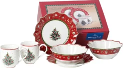 Villeroy & Boch Frühstücksset Toy's Delight Rot,weiß -Küchenwaren Geschäft 26eb5132b4d3c90e63be0a278f6f1a78