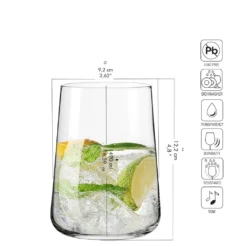 KROSNO Infinity Gläser Für Wasser, Getränke Und Säfte, 6er-Set, 490 Ml -Küchenwaren Geschäft 272b1e400c0c140c65f869e6a3561cf9