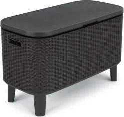 Keter Garden Bar 2in1 Tisch, Bar Mit Kühlbehälter Bevy Cool Bar Rattan