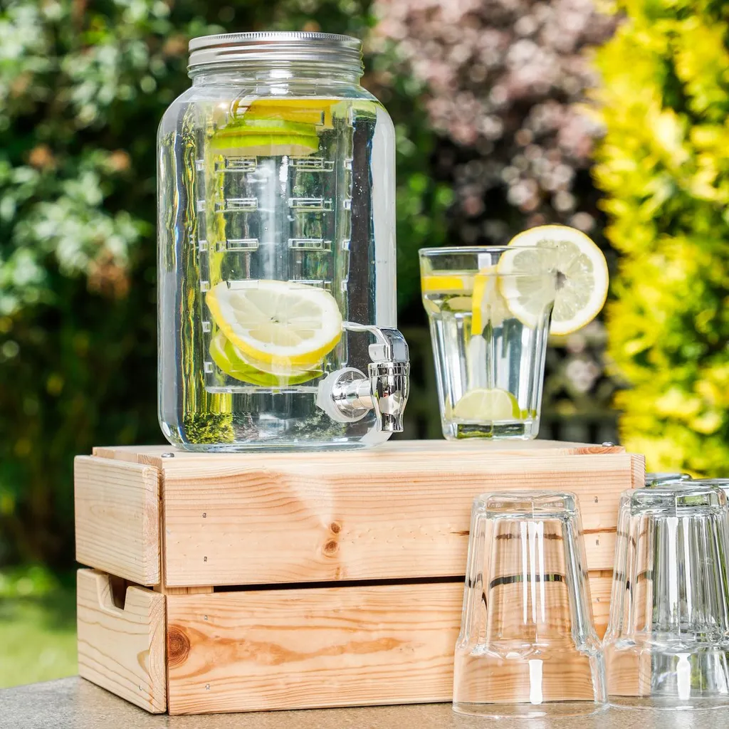 Getränkespender Mit Kühleinsatz, Ca. 3,5L 4 Getränkespender Mit Kühleinsatz, Ca. 3,5L – Bild 2