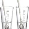 Flirt By R & B Latte-Macchiato-Glas "Lena" Spülmaschinenfest Mit Löffel 2 Stück -Küchenwaren Geschäft 293275305152305d41e4b857ada86a1a
