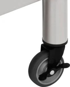 VidaXL Küchen-Arbeitstisch Mit Rollen 100x60x85 Cm Edelstahl -Küchenwaren Geschäft 29b18c42210091e370902130fdf30a1d