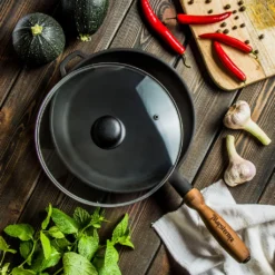 Gusspfanne Ø 24 Cm Mit DECKEL Bratpfanne Gusseisen MAYSTERNYA IRON WOOD 10 Gusspfanne Ø 24 Cm Mit DECKEL Bratpfanne Gusseisen MAYSTERNYA IRON WOOD -Küchenwaren Geschäft 2aece5ba8df0220eaca6465f11d7bf9b