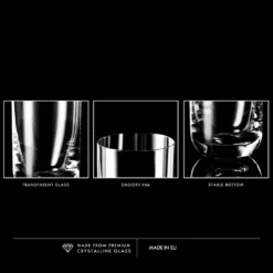 KROSNO Longdrinkgläser Wassergläser Trinkgläser | Set Von 6 | 360 ML | Glamour Kollektion | Perfekt Für Zuhause, Restaurants Und Partys | Spülmaschinenfest -Küchenwaren Geschäft 2d0fb1b14aa66141e0b69a1b514b4c68