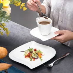 MALACASA, Serie Elvira, 36 Teilig Cremeweiß Porzellan Geschirrset Tafelservice Kaffeeservice Mit Tassen, Untertassen, Dessertteller Für 12 Person 14 MALACASA, Serie Elvira, 36 Teilig Cremeweiß Porzellan Geschirrset Tafelservice Kaffeeservice Mit Tassen, Untertassen, Dessertteller Für 12 Person -Küchenwaren Geschäft 2d4cdc2cea356a8d2db7e4a1597b53cd