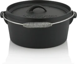 BBQ-Toro 10-teiliges Dutch Oven Set In Holzkiste Mit Waffeleisen, Stieltopf, Grillpfanne Und Mehr -Küchenwaren Geschäft 2e75eb2ecad3daa7c7319c4fddf7344c