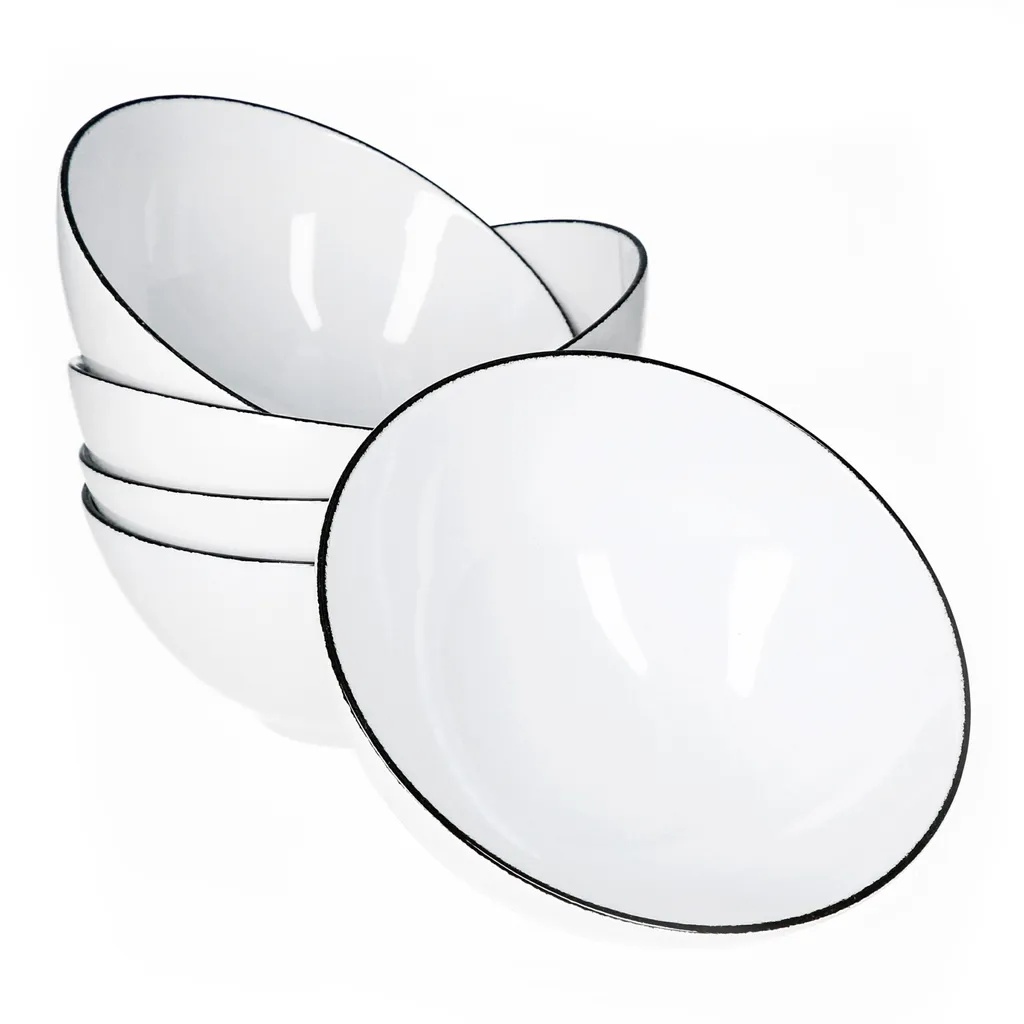 Van Well Black Star 24tlg. Kombi-Service 6 Personen Porzellan Geschirr-Set 7 Van Well Black Star 24tlg. Kombi-Service 6 Personen Porzellan Geschirr-Set – Bild 5