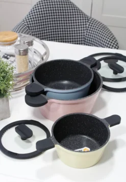 Mulex 6tlg. Topfset 'HAPPINESS' -Küchenwaren Geschäft 307ac01f53a109d5ceb5e2d36a0a35ff